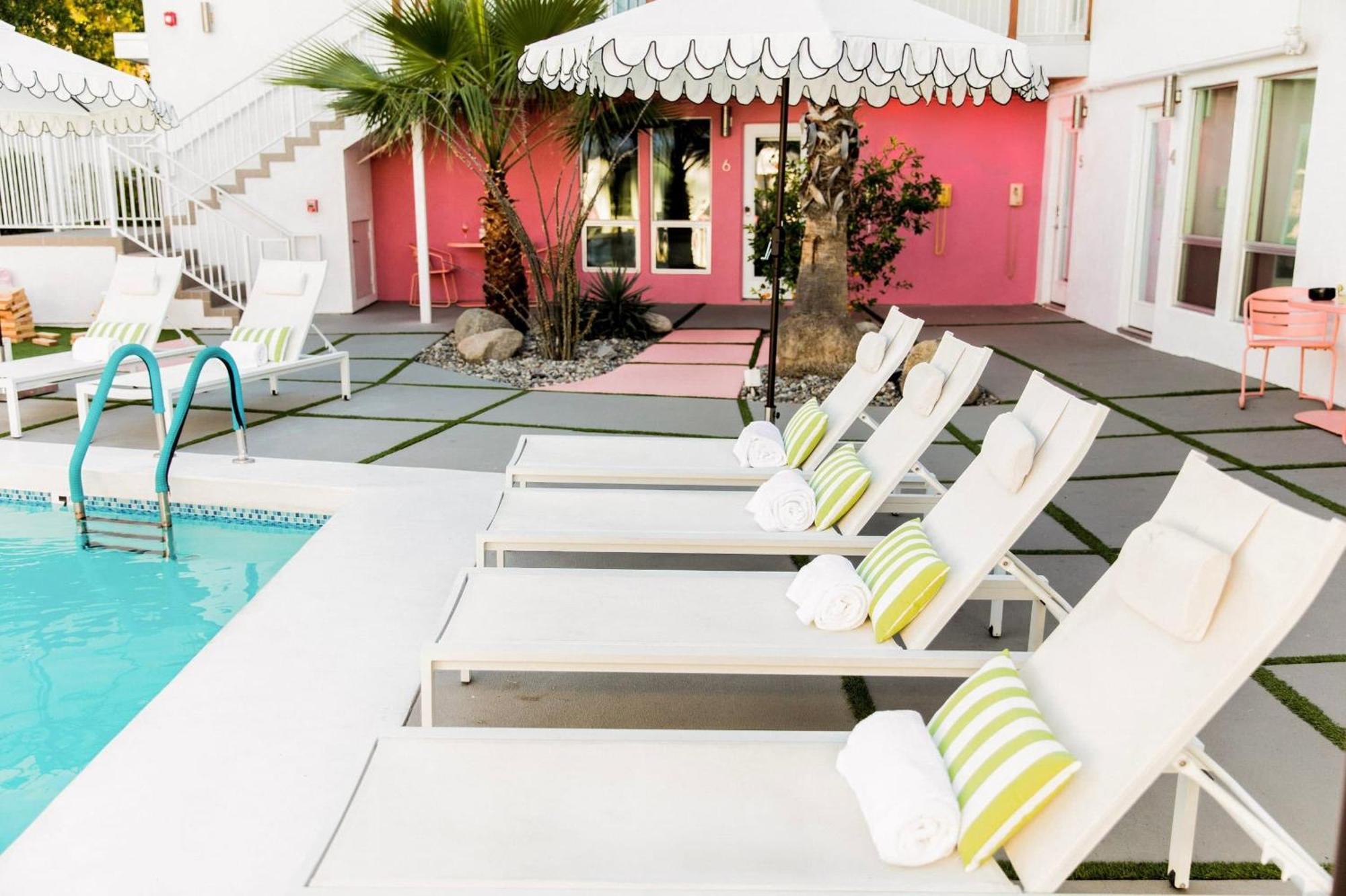 The Wesley Hotel By Avantstay Retro Spacious W Bbq Pool Spa Палм Спринг Екстериор снимка